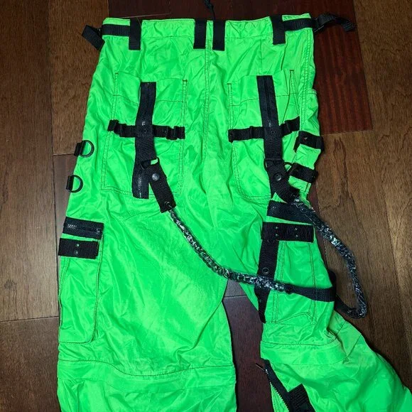 Tripp NYC Space Out Pant Neon Green Size Medium Brand New with Tags - Picture 12 of 12